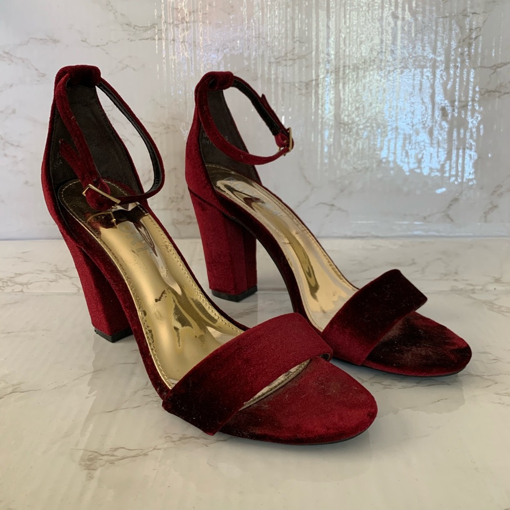 Report Rhyssa Sandals Maroon Heels